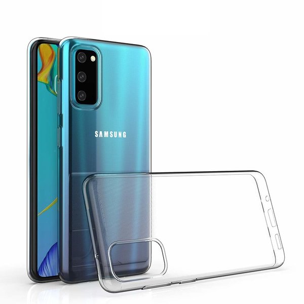 Ntech Hoesje Geschikt Voor Samsung Galaxy S20 Hoesje TPU Back Cover - Transparant