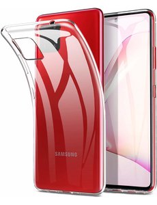 Ntech Samsung Galaxy Note 10 Lite Hoesje TPU backcover - Transparant