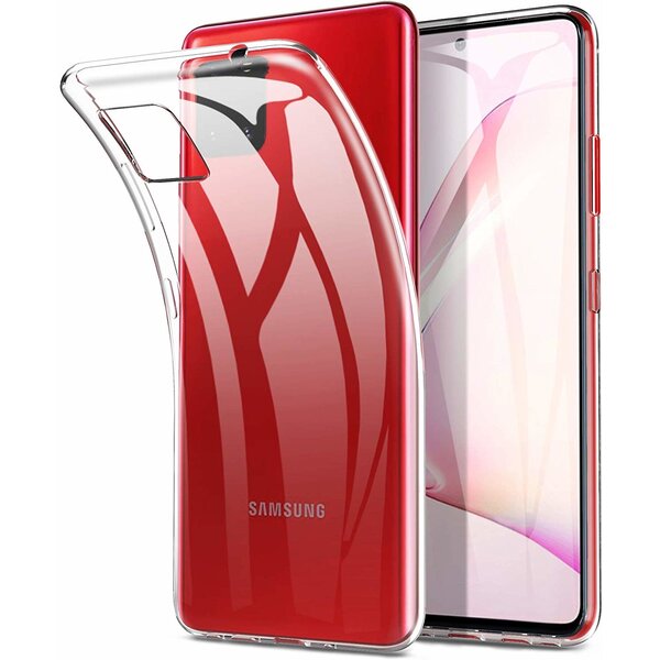 Ntech Hoesje Geschikt Voor Samsung Galaxy Note 10 Lite Hoesje TPU Back Cover - Transparant - Copy