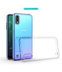 Ntech Samsung Galaxy A01 Hoesje TPU backcover - Transparant