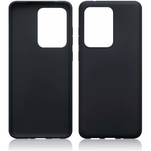 Ntech Hoesje Geschikt Voor Samsung Galaxy S20 Ultra TPU hoesje Back Cover - Zwart