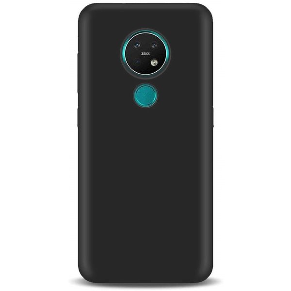 Ntech Hoesje geschikt voor Nokia 6.2 / Hoesje geschikt voor Nokia 7.2 TPU hoesje Back Cover - Zwart