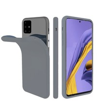 Ntech Nano Silicone Back Hoesje voor Samsung Galaxy A51 - Grijs