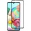 Ntech Screenprotector Geschikt voor Samsung Galaxy A51 full cover Screenprotector Tempered Glass - Zwart