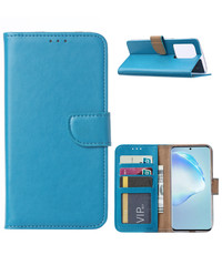 Ntech Samsung Galaxy S20 Ultra Portemonnee hoesje Turquoise