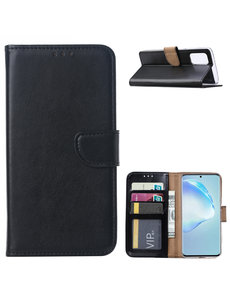 Ntech Samsung Galaxy S20 Plus Boekhoesje met Pasjeshouder Zwart