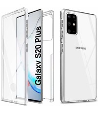 Ntech Samsung Galaxy S20 Plus Hoesje 360° TPU 2 in 1 Case Transparant