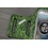 Ntech Sportarmband Geschikt voor Samsung Galaxy A51 Fabric/Stof - Donker Grijs / Groen