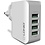 Ldnio Stekker met 4 USB poorten 5V 4.4A - Travel Adapter