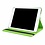 Ntech Hoes geschikt voor iPad 2021 / 2020 / 2019 (9e/8e/7e Generatie / 10.2 inch) draaibare Hoes met stylus pen - Groen