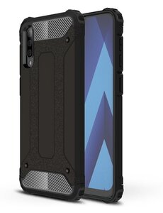  Samsung Galaxy A50 Hoesje - Armor Hybrid - Zwart