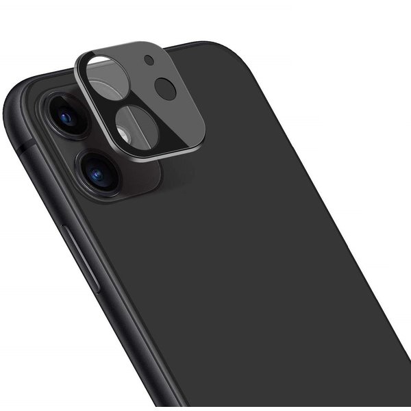 Ntech Geschikt voor iPhone 11 Camera Lens Glass Protector - Zwart