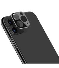 Ntech Apple Geschikt voor iPhone 11 Pro & 11 Pro Max Camera Lens Glass Protector - Zwart