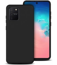 Ntech Samsung Galaxy S10 Lite (2020) TPU hoesje backcover - Zwart