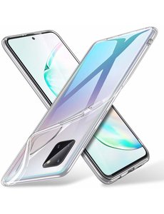 Ntech Samsung Galaxy Note 10 Lite Hoesje TPU backcover - Transparant