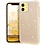 Ntech Ntech hoesje Geschikt voor iPhone 11 Glitter TPU Back Hoesje - Goud