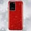 Ntech Geschikt voor Samsung Galaxy S20 Ultra Glitter Hoes Rood