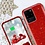 Ntech Geschikt voor Samsung Galaxy S20 Ultra Glitter Hoes Rood