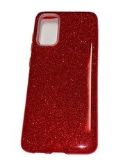 Ntech Samsung Galaxy S20 Glitter Hoes Rood