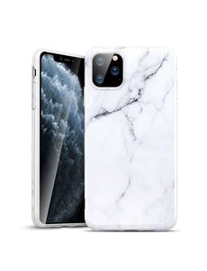 Ntech Samsung Galaxy A51 Marmer Hoesje Wit