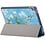 Ntech Hoes geschikt voor iPad 2021 2019 / 2020 hoes Smart Tri-Fold Hoesje - Boom Print