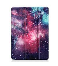 Ntech Apple iPad 10.2 inch 2019 / 2020 hoes Smart Tri-Fold Hoesje - Samsung Galaxy Print