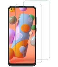 Ntech Samsung Galaxy A11 Screenprotector Tempered Glass - 2 Stuks