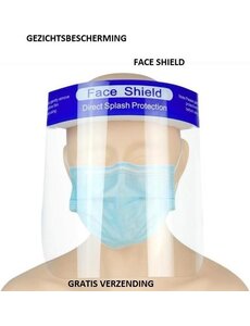  Safetyfirst ™ Face shield- 9 + 1 Gezichtsbescherming - Beschermkap gezicht - Gelaatsschermen- gelaatsscherm