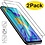 Ntech Screenprotector geschikt voor Huawei P40 Lite Transparant Back Cover Met 2x glazen Screenprotector