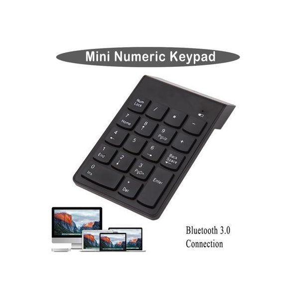 Bemiddelen legaal Op het randje Ntech USB Mini Numeriek Bluetooth Toetsenbord voor Macbook / Laptop / PC -  Phonecompleet.nl