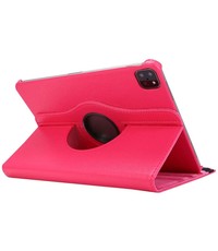 Ntech Apple iPad Pro 11 inch (2020) - 360° draaibaar Hoes - Hot Pink