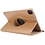 Ntech Hoes geschikt voor Apple iPad Pro 11 inch (2020) - 360° draaibaar Hoes - Goud