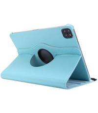 Ntech Apple iPad Pro 11 inch (2020) - 360° draaibaar Hoes - Baby Blauw