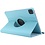 Ntech Hoes geschikt voor Apple iPad Pro 11 inch (2020) - 360° draaibaar Hoes - Baby Blauw