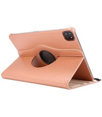 Ntech Apple iPad Pro 11 inch (2020) - 360° draaibaar Hoes - Rosegoud