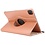 Ntech Hoes geschikt voor Apple iPad Pro 11 inch (2020) - 360° draaibaar Hoes - Rosegoud