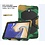 Ntech Hoes Geschikt voor Samsung Galaxy Tab A 10.5 (2018) T590 Heavy Duty Case - Camouflage Groen