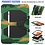 Ntech Hoes geschikt voor Apple iPad 10.2 inch 2019 / 2020 hoes / Hoesje - Heavy Duty Case - Camouflage Groen