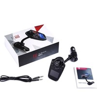  FM Transmitter voor in de auto - Handsfree bellen - USB Ingang - Auto bluetooth - Carkit met AUX - Bluetooth handsfree carkit- fm transmitter - T10