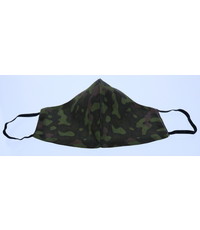 Merkloos Mondkapje wasbaar - herbruikbaar katoen voor   Groen Camouflage