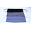 Merkloos Mondkapjes wasbaar - 2 laags herbruikbare katoen set van 3 stuks  (Zwart, Grijs, Blauw)