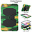 Ntech Ntech Hoes Geschikt voor Samsung Galaxy Tab A 10.1 (2019) T510 Extreme Armor Case - Camouflage Groen