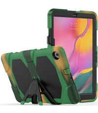 Ntech Ntech Samsung Galaxy Tab A 10.1 (2019) T510 Extreme Armor Case - Camouflage Groen