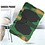 Ntech Ntech Hoes Geschikt voor Samsung Galaxy Tab A 10.1 (2019) T510 Extreme Armor Case - Camouflage Groen