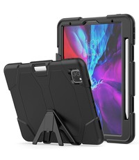 Ntech Apple iPad 11 Pro 2020 Extreme Armor hoes met Pencil Houder - Zwart