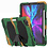 Ntech Hoes geschikt voor Apple iPad 11 Pro 2020 Extreme Armor hoes met Pencil Houder - Camouflage Groen