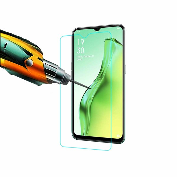 Ntech Ntech - Screenprotector geschikt voor Oppo A31 Screenprotector Tempered Glass - 2 Stuks