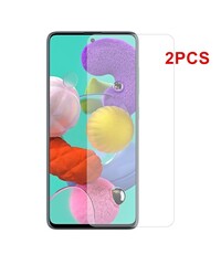 Ntech Samsung Galaxy M21 - 2 Stuks Screenprotector Tempered Glass Clear