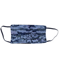 Merkloos Mondkapje wasbaar - dubbellaags katoen – Blauw Mandala + Filter