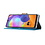 Ntech Hoesje Geschikt Voor Samsung Galaxy A21S Hoesje / wallet Case Turquoise